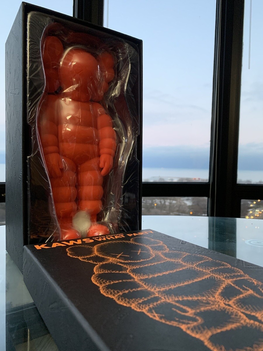3894【未開封】KAWS What Party open edition KAWS - What A Party ORANGE Version