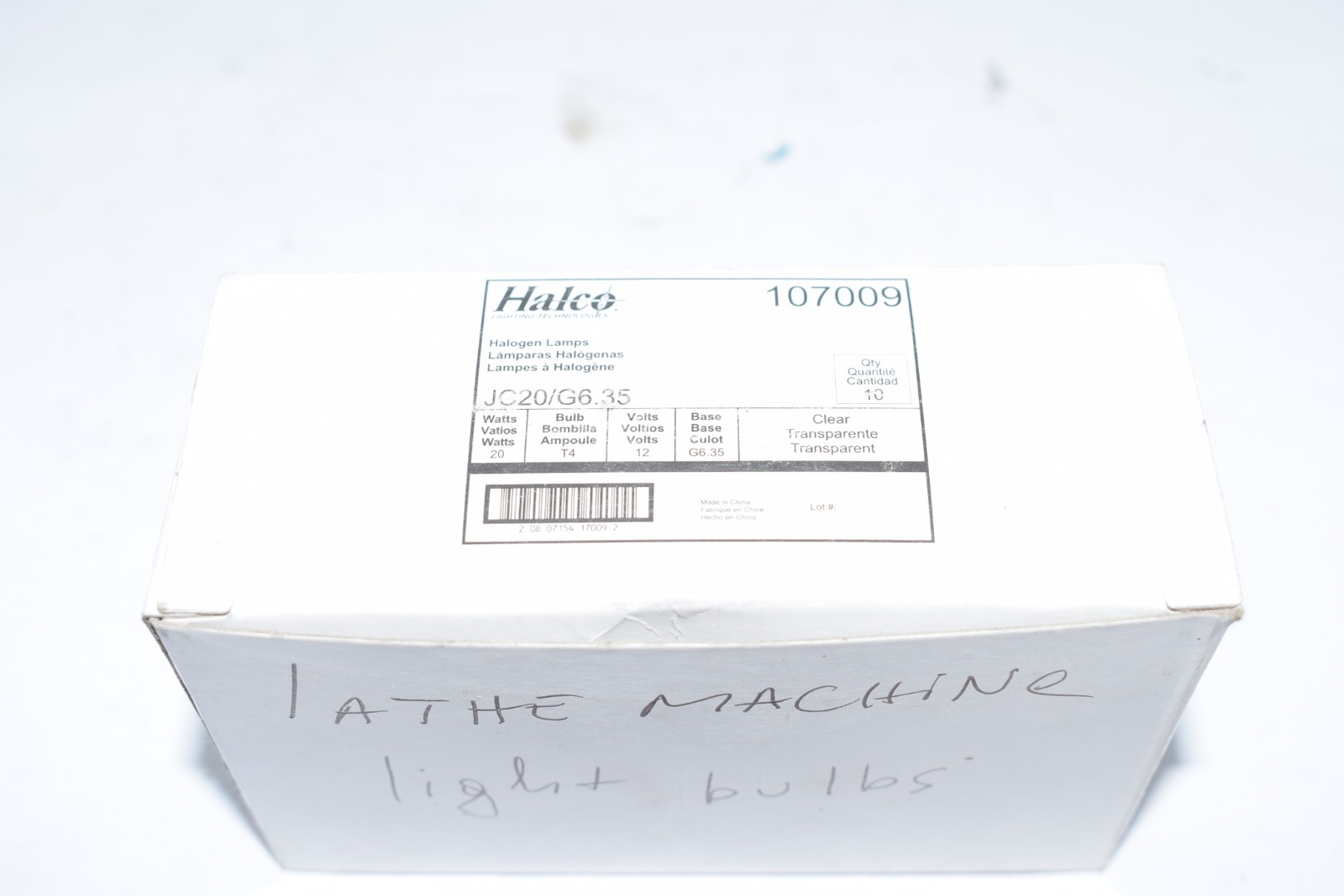 Pack of 9 NEW Halco Halogen Incandescent Light Bulb 107009