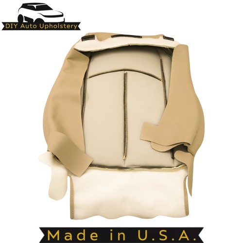 2002-2009 For Mercedes-Benz E-Class Genuine Leather Front Driver Seat Covers Tan - Picture 2 of 10