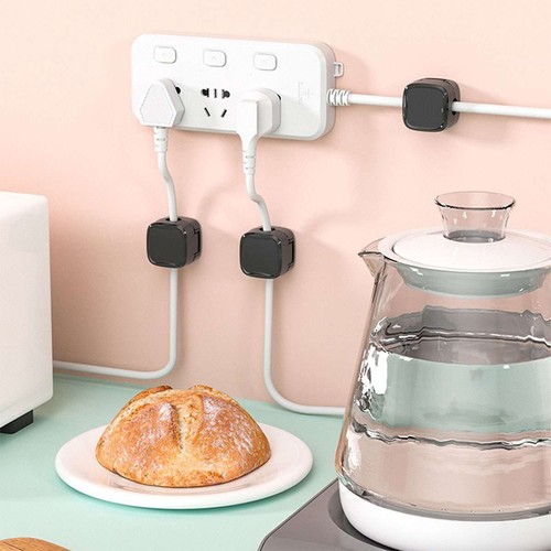 2-12Pcs Magnetic Winder Clip Cord Organizer Lead Management Charger Cable Holder - Picture 13 of 15