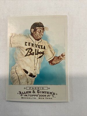 Clyde Parris 2009 Topps Allen & Ginter's Card #18 Negro League