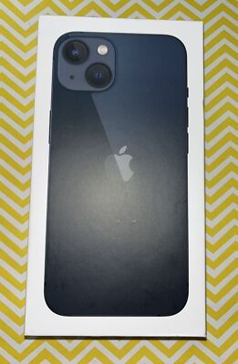 iPhone 13 Midnight 128 GB EMPTY BOX ONLY, Includes Apple Sticker, SIM Key, Paper