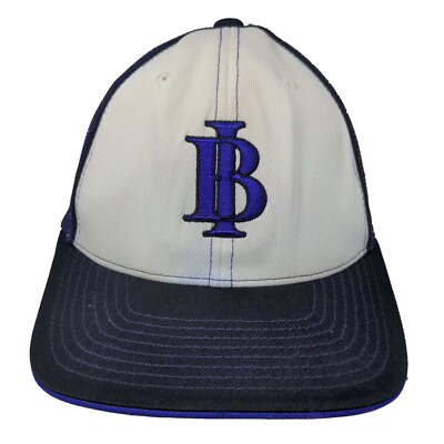IB Fitted Mesh Back Trucker Hat Multi S/M Embroidered Pacific Headwear
