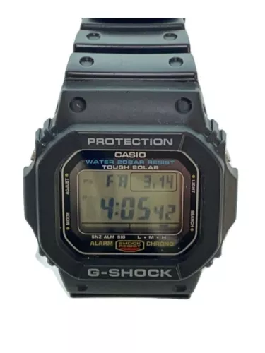 CASIO G-SHOCK G-5600UE-1JF Black Resin Tough Solar Digital Watch
