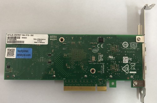 Intel Original X710-DA2 10GB Ethernet Converged Network Adapter X710DA2BLK F/L - Picture 2 of 5