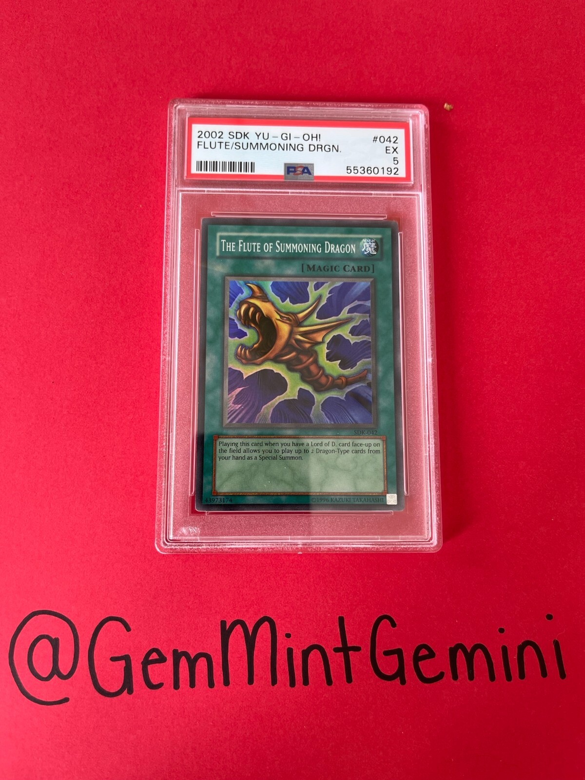 Kaiba Starter Deck SDK-042 Flute of Summoning Dragon Unlimited Edition