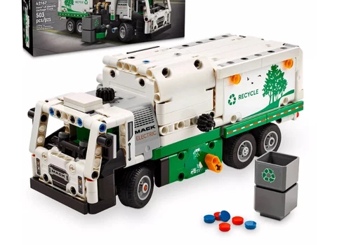 Technic Mack LR Electric Garbage Truck Toy 42167