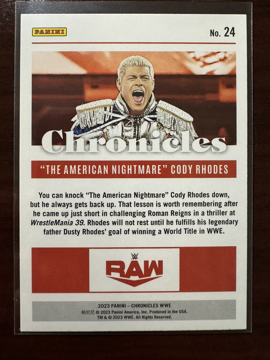 2023 Panini Chronicles WWE Cody Rhodes #24 | eBay