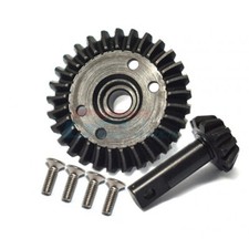 NEW GPM Carbon Steel Diff Ring Bevel Gear 29T  Pinion Gear 11T : Traxxas E-Revo