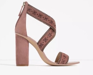 high heels mauve