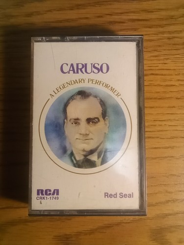 Caruso A Legendary Performer RCA Red-Seal CRK1-1749 Cassette Tape
