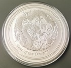 Australien Silber 2012 Lunar II Drache st OVP Kapsel 1/2 1 2 5 10 oz 1 kg