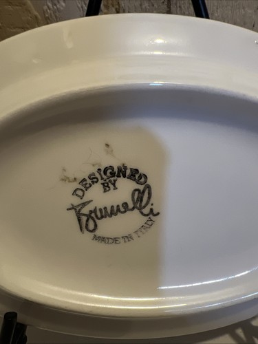 Brunelli Fish Market 8X6 Oval Plate - Picture 2 of 2