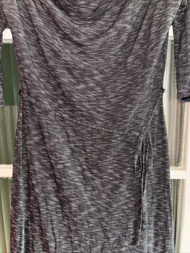 Principles By Ben De Lisi Black & White Jersey Scoop Neck Dress Size 12 Summer - Picture 5 of 13