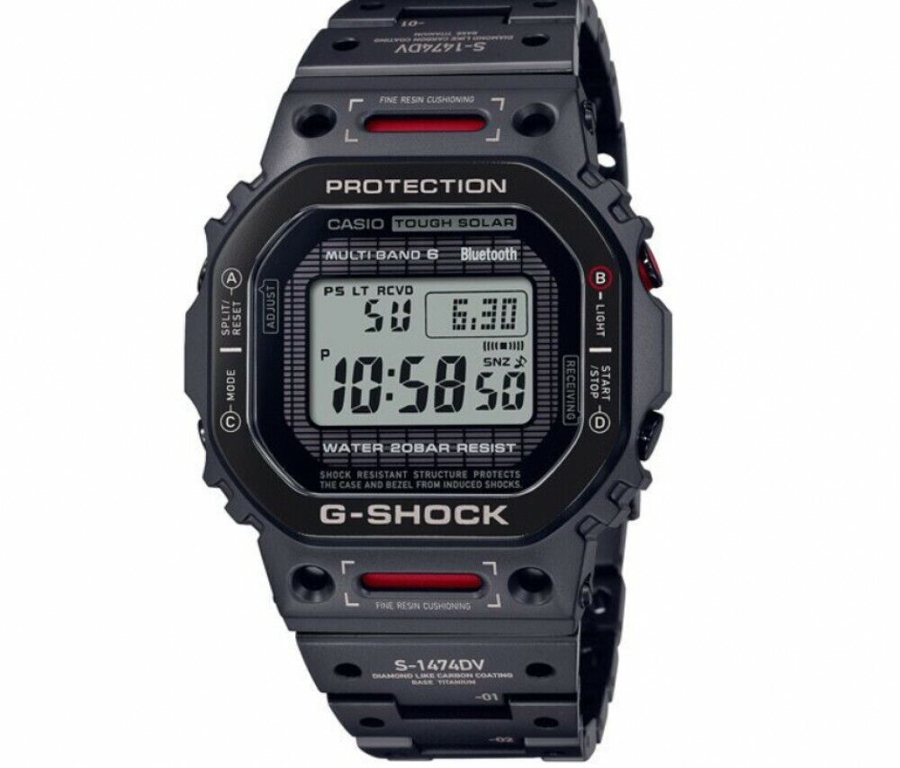 Casio G-Shock GMW-B5000TVA-1JR 43.2mm Titanium Case with Casio G-Shock GMW-B5000TVA-1JR 43.2mm Titanium Case with