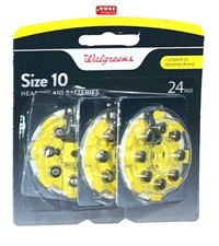 Hearing Aid Size 10 Batteries - 24 PACK Batteries Best By 08/2024