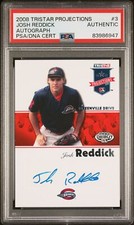 PSA DNA Josh Reddick Auto 2008 Tristar Projections #3 Pro Debut Signed Autograph
