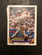 Lot of 78 Baseball Cards - Topps - Jose Canseco - George Brett - Curt Schilling