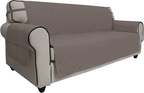 Stylish Faux Suede Oversized Slipcover - Protect Your Sofa from Spills & Stains - Picture 3 of 10
