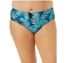 Time and Tru Palm Leaf Print  Swimsuit Bikini Bottom Sz XL New