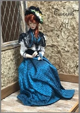 1:12 Visual Mini Doll Dressing Made Easy~By ARTIST Dana Burton~CARENA U-PRINT