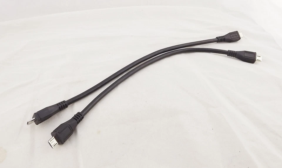 10x Micro USB 5 Pin B Male To Micro 5 Pin Male Data Adapter Converter Cable Cord - Image 4 of 4