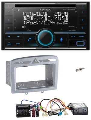 Kenwood CD 2DIN DAB USB CAN-Bus Bluetooth Autoradio für Peugeot 308 2009-2014 si - Bild 1 von 4
