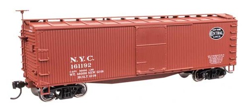 Walthers Mainline 910-40194 HO Maßstab 40' Holzboxcar RTR NYC #161192 | Zustand: Neu