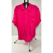 BALENCIAGA Womens Pink Flower Jacquard Logo Shirt Sz F38 US 6 MSRP 970 NWT
