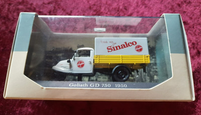 Auto  SINALCO Transporter Goliath GD 750 e 1950 Metall Maßstab  1:43  Sammler