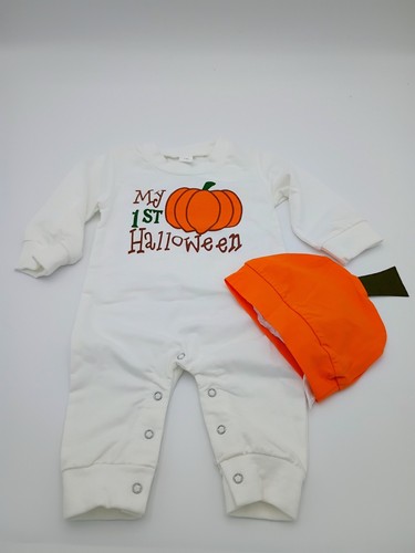 Baby My First Halloween 6-12M Outfit - Kürbis Kostüm Gr. 70 - Halloween Kostüm - Bild 4 von 15