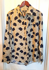 Houston White Mens M Long Sleeve Button-Up Sh...