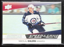 2021-22 Upper Deck Credentials #SG10 Nikolaj Ehlers Speed of the Game (HK)