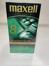 LOT 4 : Maxell 8 Hour T-160 VHS SEALED Premium Grade Blank Video Cassette Tapes