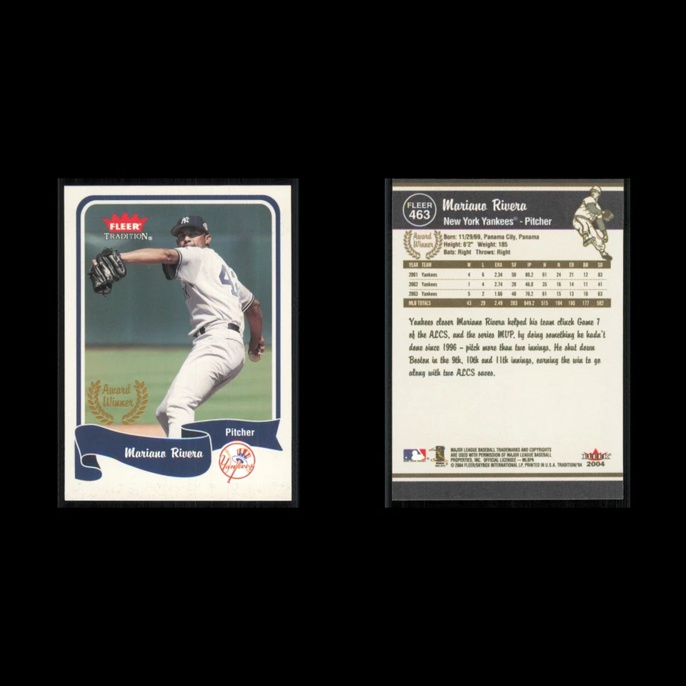 Mariano Rivera #463 2004 Fleer Tradition New York Yankees Baseball Card MLB NM - Image 3 of 3