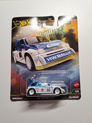 Hot Wheels MG Metro 6R4 Hammer Drops Premium Real Rider