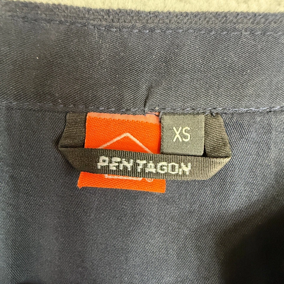 Camisa Henley Pentagon Levantes Azul Marino Para Hombre XS Manga Corta Algodón Foto 3 de 4