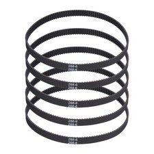 5pcs 268mm GT-2 Timing Belt 6mm Width 2mm Pitch 3D Printing Closed Loop Black