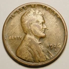 1926 S Lincoln Wheat Cent Penny G-VG  "Actual Coin Pictured - Not Cleaned"