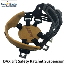 DAX Hard Hat Replacement Ratchet Suspension - Lift Safety - Suspension ONLY