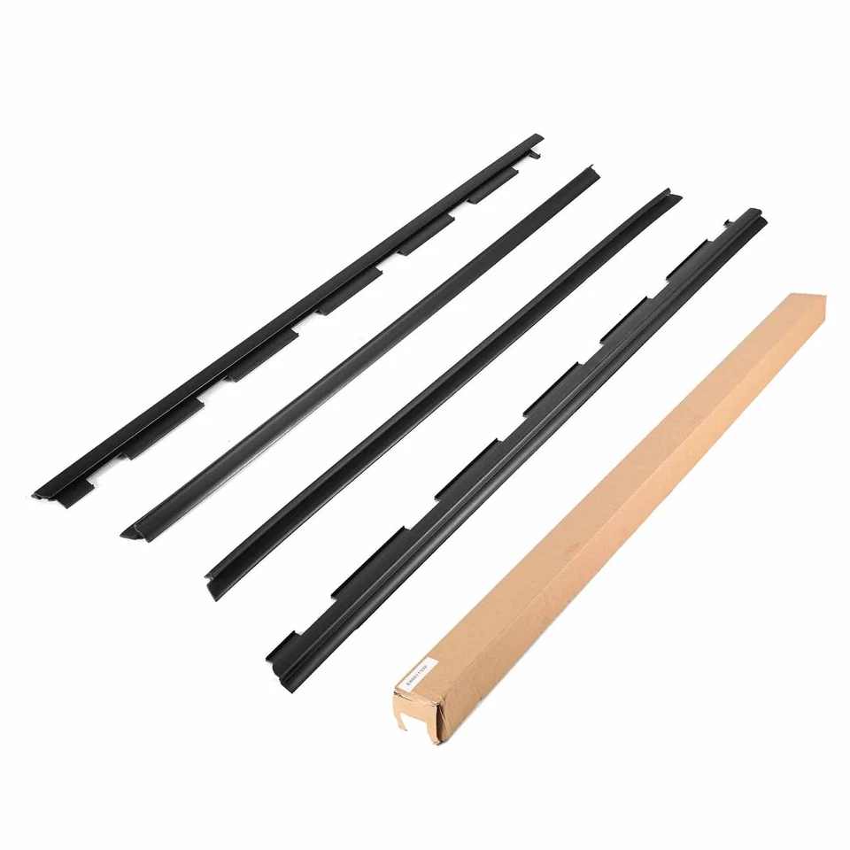 Juego de 4x para llantas de fieltro de barrido de ventana de camioneta Chevy interior y exterior Foto 2 de 4