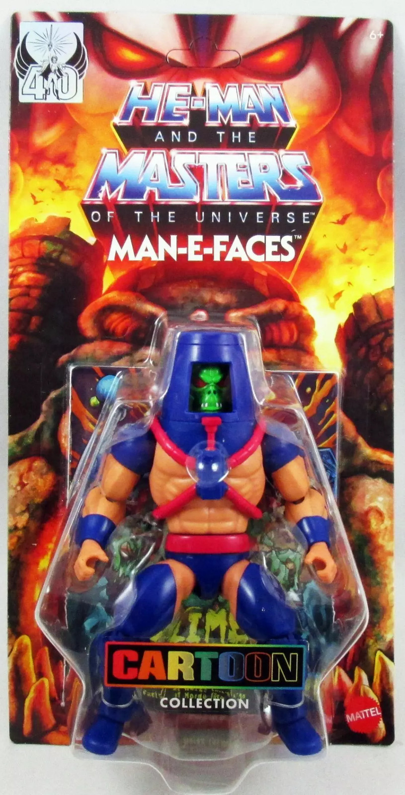 Figurine Les Maitres de l'Univers Origins Cartoon Collection Man-E-Faces 14cm Mattel