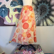 Y2K double layered silk maxi skirt  