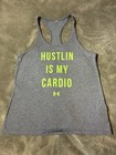 Under Armour Grey “Hustlin” Tank, Size Large — photo 1