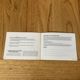 1990 Nintendo NES ROLLERGAMES Ultra Games Instruction Manual/Booklet