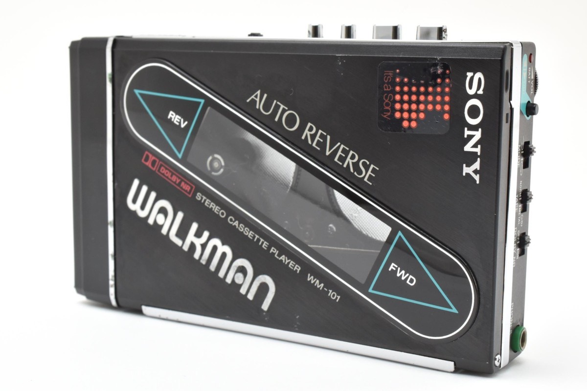 Excellent] Sony Walkman WM-101 Stereo Cassette Player Black From