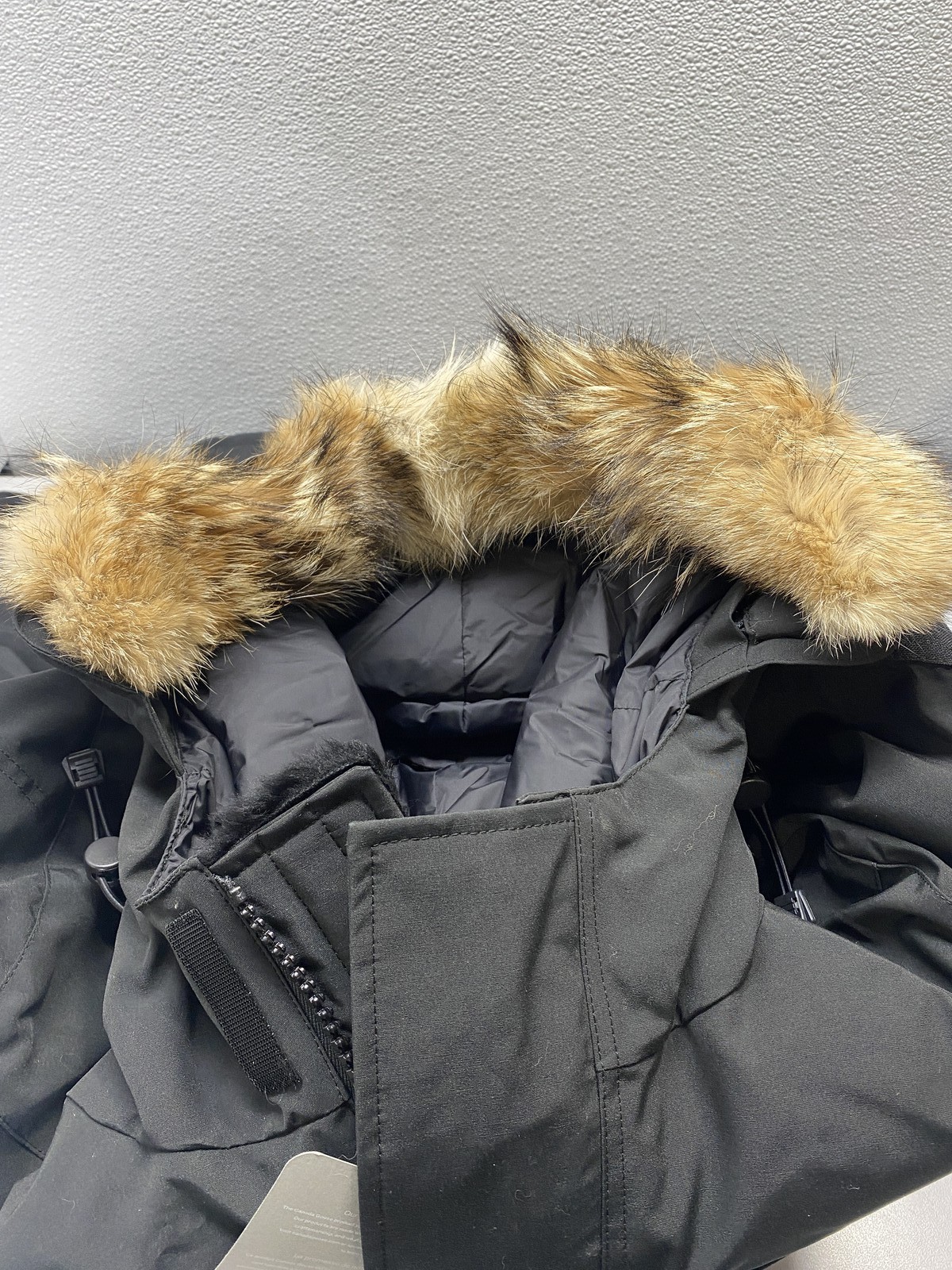 Canada Goose Mens Citadel Mid Length Down Insulated Coat Size S Black thumbnail 13