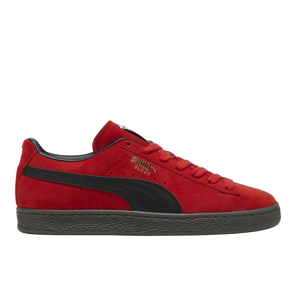 PUMA Suede Terrace Lace Up  Mens Red Sneakers Casual Shoes 39645107