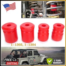 Front & Rear Bump Stops Kit 1-1303 & 1-1304 Fits 2007-2018 Jeep Wrangler JK JKU