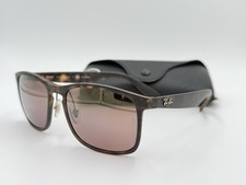 Ray Ban RB4264 894/6B POLARIZED Purple Mirror CHROMANCE/Tortoise AUTHENTIC ITALY